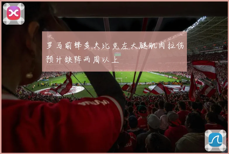罗马前锋多夫比克左大腿肌肉拉伤预计缺阵两周以上
